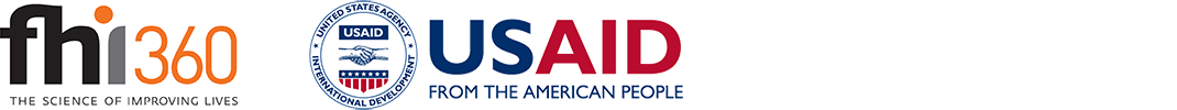 Logos for FHI 360 and USAID