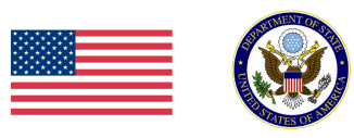 U.S. flag, Seal of the U.S. Department of State