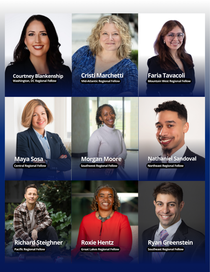 Headshots of the 9 2026 Alumni fellows