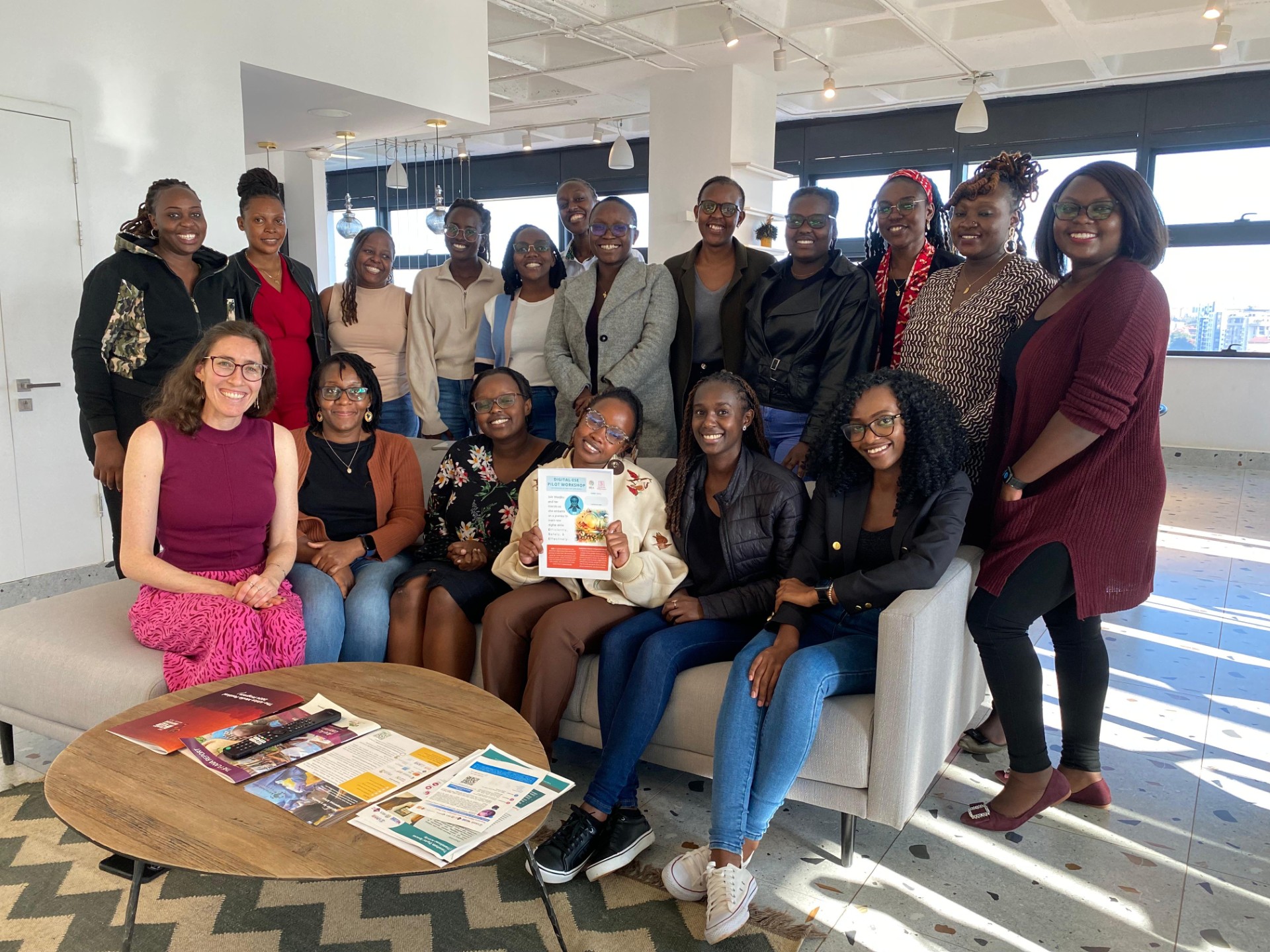 Group photo of participants of the case study in Kenya