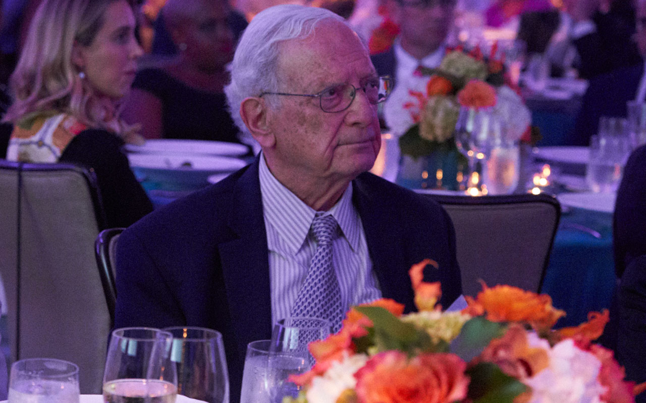 Photo of Dr. Allen Kassof, IREX's founding President at the 50th anniversary.