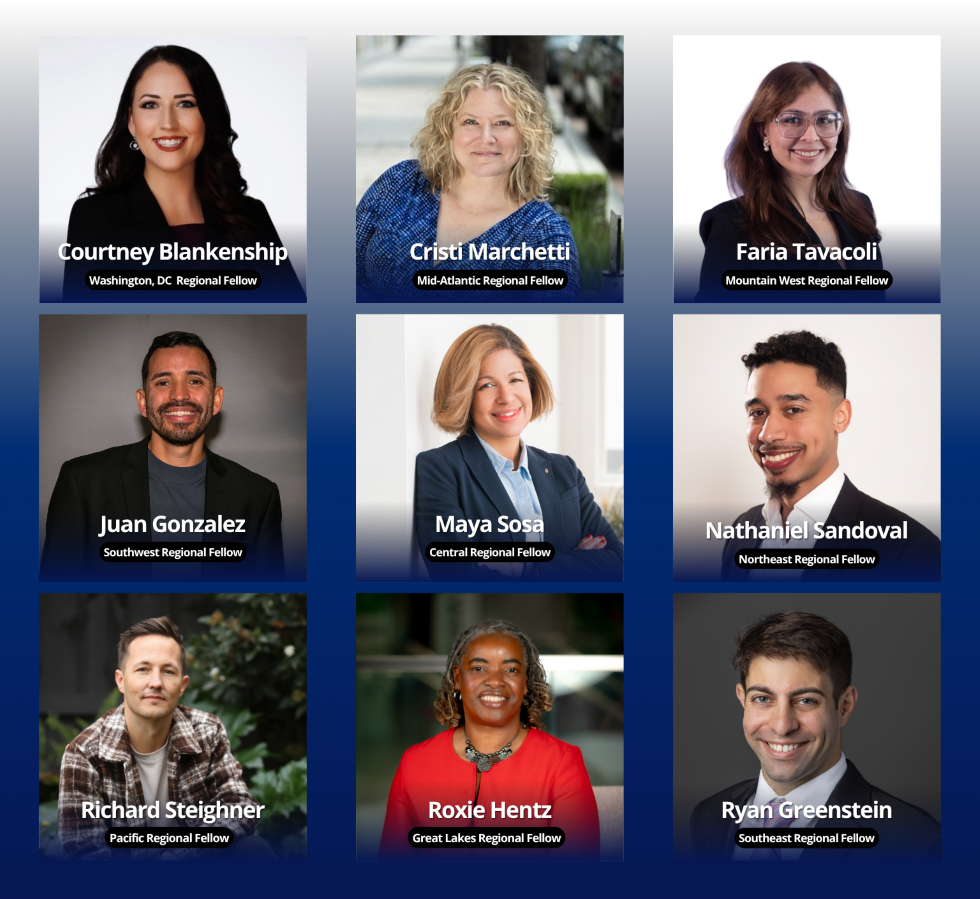 Headshots of the 9 2026 Alumni fellows