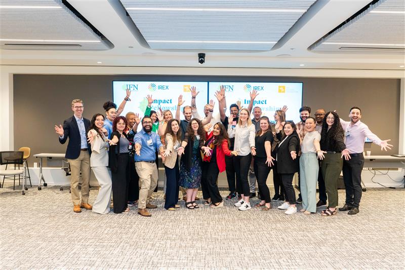 Photo of people smiling