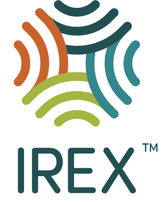 IREX logo with trademark - vertical