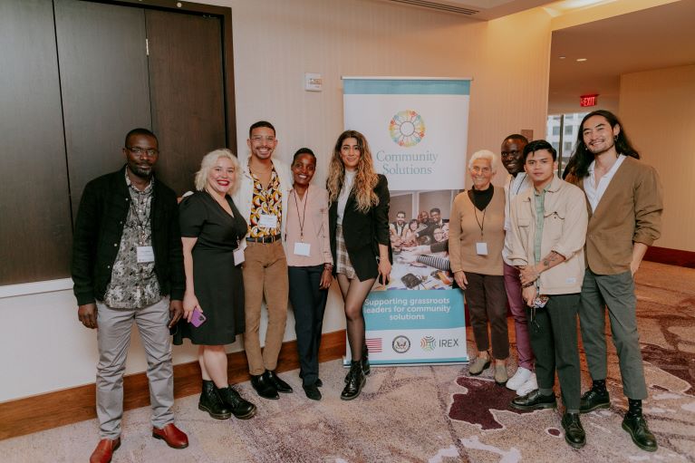 Photo of fellows and hosts in Washington, DC.