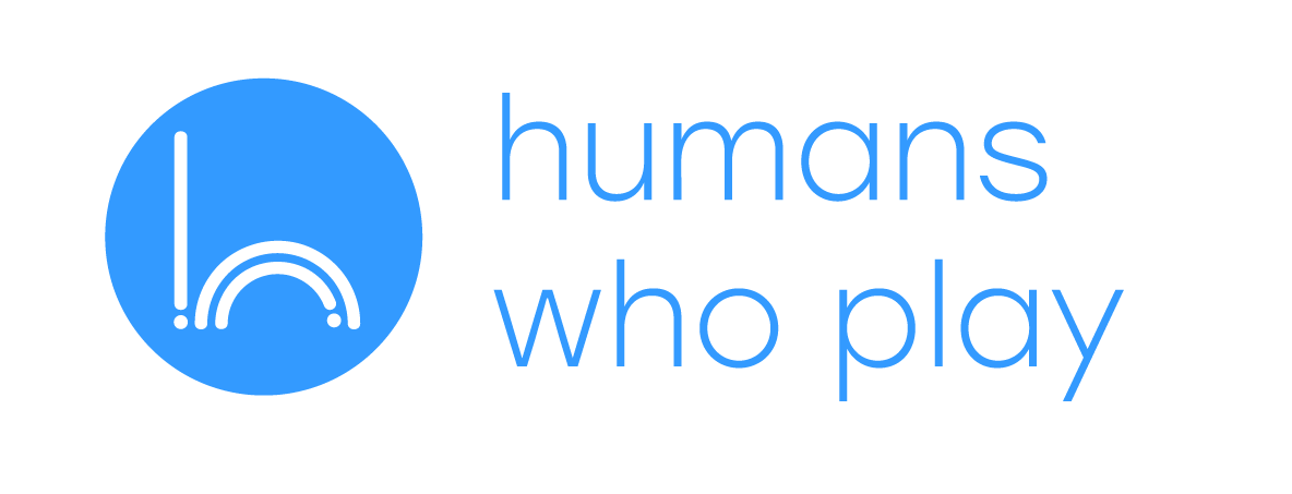 Logo for the organization "humans who play
