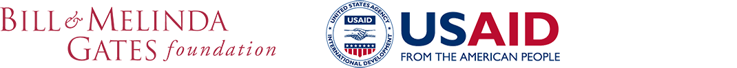 Logos for Bill & Melinda Gates Foundation and USAID