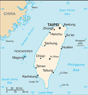 Map of Taiwan