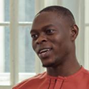 Photo of a participant during a training session.