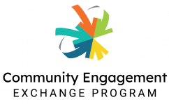 Community Engagement Exchange Program logo.